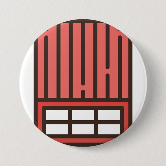 Ziegelstein Button (Vorderseite)