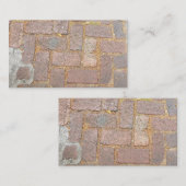 Ziegelstein, der Plasterung pflastert Visitenkarte (Vorne/Hinten)