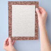 Ziegelstein Flyer (Hand)