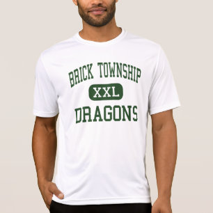 Ziegelstein-Gemeinde - Drachen - hoch - T-Shirt