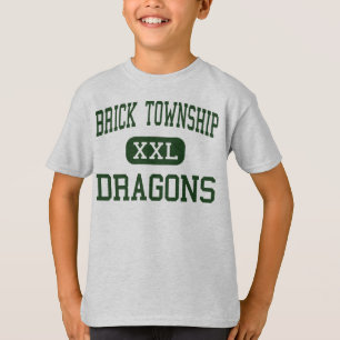 Ziegelstein-Gemeinde - Drachen - hoch - T-Shirt
