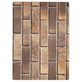 Ziegelstein-Klemmbrett Klemmbrett (Rückseite)