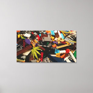 Ziegelstein Leinwanddruck