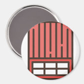 Ziegelstein Magnet (Vorderseite/Rückseite)