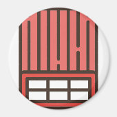 Ziegelstein Magnet (Vorne)