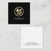 Ziegelstein Mason Mauerbau Quadratische Visitenkarte (Vorne/Hinten)