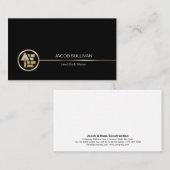 Ziegelstein Mason Mauerbau Visitenkarte (Vorne/Hinten)