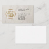 Ziegelstein Mason Mauerbau Visitenkarte (Vorne/Hinten)