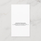 Ziegelstein Mason Mauerbau Visitenkarte (Rückseite)