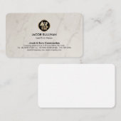 Ziegelstein Mason Mauerbau Visitenkarte (Vorne/Hinten)