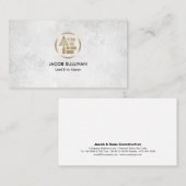 Ziegelstein Mason Mauerbau Visitenkarte (Vorne/Hinten)