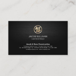 Ziegelstein Mason Mauerbau Visitenkarte
