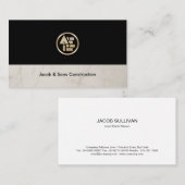 Ziegelstein Mason Mauerbau Visitenkarte (Vorne/Hinten)