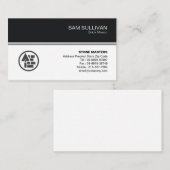 Ziegelstein Mason Mauerbau Visitenkarte (Vorne/Hinten)