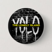 Ziegelstein-Tropfen Button (Vorderseite)