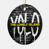 Ziegelstein-Tropfen Keramik Ornament (Links)