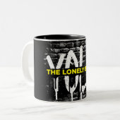 Ziegelstein-Tropfen Zweifarbige Tasse (Vorderseite Links)