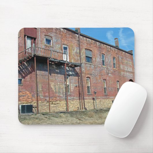 Ziegelstein und alte Farbe Mousepad (Mit Mouse)