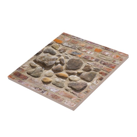 Ziegelstein und Steinwand Fliese (Seite)