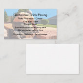 Ziegelsteinbau Visitenkarte (Vorne/Hinten)