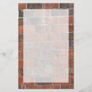 Ziegelsteine Briefpapier