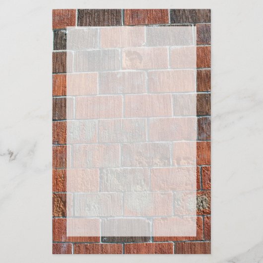 Ziegelsteine Briefpapier (Vorderseite)