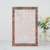 Ziegelsteine Briefpapier (Stehend Vorderseite)