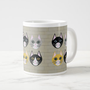 Ziegelsteine Jumbo-Tasse