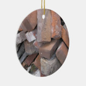 Ziegelsteine Keramikornament (Rechts)