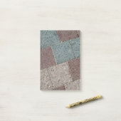 Ziegelsteine Post-it Klebezettel (Auf Schreibtisch)