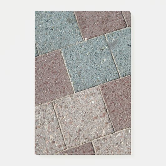 Ziegelsteine Post-it Klebezettel (Vorderseite)