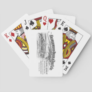 Ziegelsteine und Fliesen, die Karten spielen Spielkarten