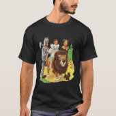 Ziegelstraße Smaragdstadt Oz Tin Lion Scarecrow D. T-Shirt (Vorderseite)
