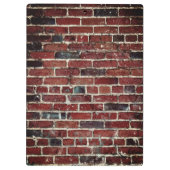 Ziegelwand Coole Textur Klemmbrett (Rückseite)