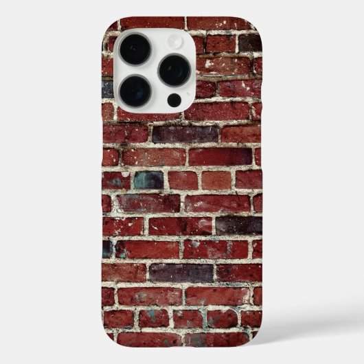 Ziegelwand Coole Textur Muster Case-Mate iPhone Hülle (Rückseite)