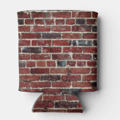 Ziegelwand Coole Textur Muster Dosenkühler (Rückseite)