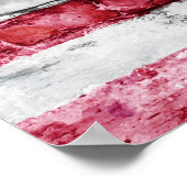 Ziegelwand der USA Poster (Ecke)