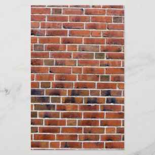 Ziegelwand mit Gelenken Briefpapier