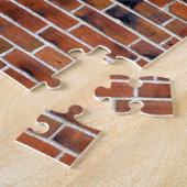 Ziegelwand mit Gelenken Puzzle (Seite)