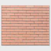 Ziegelwandmuster Geschenkpapier (Flach)