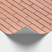 Ziegelwandmuster Geschenkpapier (Ecke)