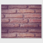 Ziegelwandmuster Geschenkpapier (Flach)
