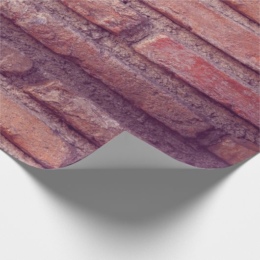 Ziegelwandmuster Geschenkpapier (Ecke)