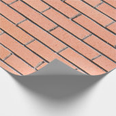 Ziegelwandmuster Geschenkpapier (Ecke)