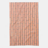 Ziegelwandmuster Handtuch (Vertikal)