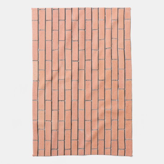 Ziegelwandmuster Handtuch (Vertikal)