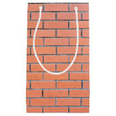 Ziegelwandmuster Kleine Geschenktüte (Vorderseite)
