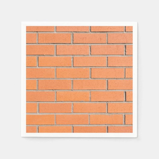 Ziegelwandmuster Serviette (Vorderseite)