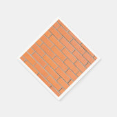 Ziegelwandmuster Serviette (Ecke)