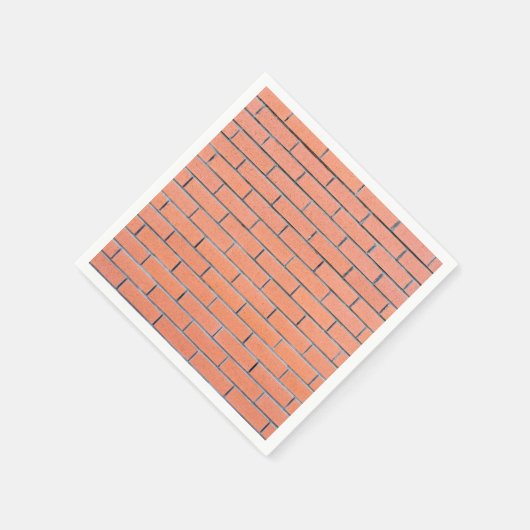 Ziegelwandmuster Serviette (Ecke)